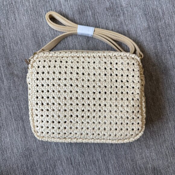 Clare V Handbags - NWT Clare V Midi Sac Cream Rattan
